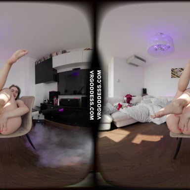 Babyhunterz Striptease Dancing And Hitachi Vibrating With An Anal Plug Inside VRgoddess vr porn video