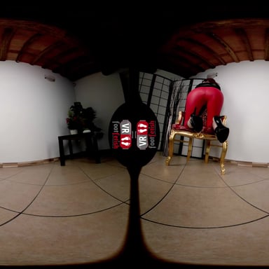 Hottie In Leather Pants Is The Queen Of Foot Teasing Redsnow VRFootFetish vr porn video