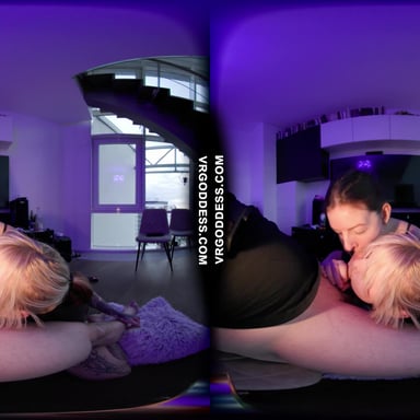 Behind The Scenes Double Blowjob Mouthcum From Rebeka Ruby And Her Friend Brille VRgoddess vr porn video