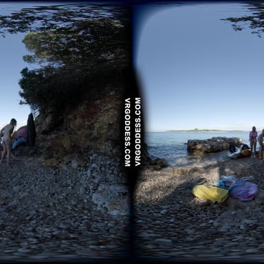 Kayaking And Hiking Nude On An Abandoned Italian Island On Vacation With Kristina Emmux Rebeka Ruby VRgoddess vr porn video