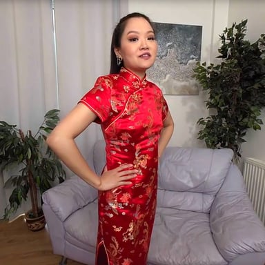 Louisa Lu Masseuse In Red Chinese Dress Provides A Special Happy Ending Treat - 8K VR Louisa Lu Glamour-VR vr porn video