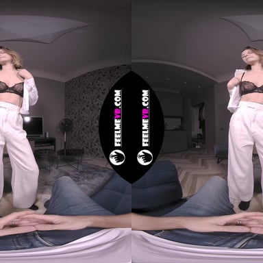 Virtual Reality Striptease With Tattooed Babe Melissa FeelmeVR vr porn video