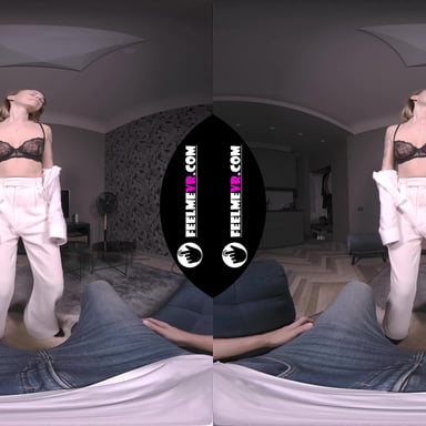 Virtual Reality Striptease With Tattooed Babe Melissa FeelmeVR vr porn video