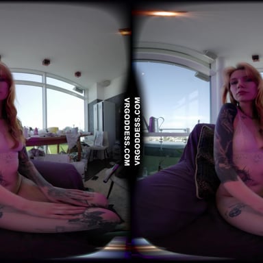 Cheri Inserts Her Panties In Her Pussy And Gets Herself Off With Her Favorite Vibrator VRgoddess vr porn video