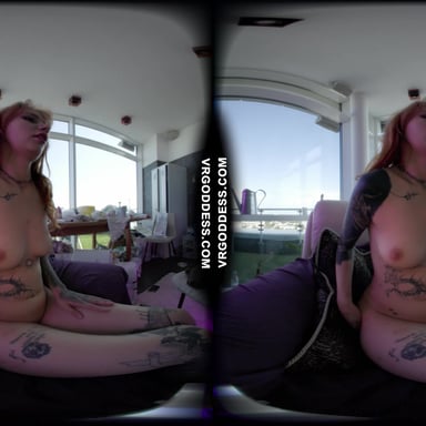 Cheri Inserts Her Panties In Her Pussy And Gets Herself Off With Her Favorite Vibrator VRgoddess vr porn video