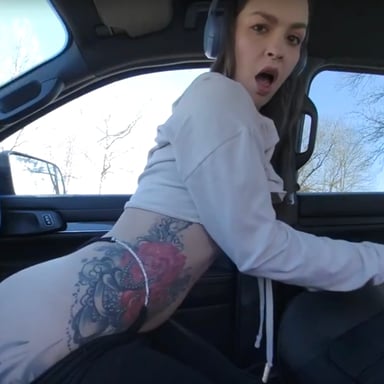 Yessica Pussy Masturbation in The Car Yessica Bunny PS-Porn vr porn video