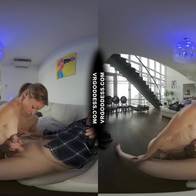 Rebeka Ruby And Bleika Give Lucky Cameraman Double Blowjob Between The Scenes Loves Cumplay MouthCum VRgoddess vr porn video