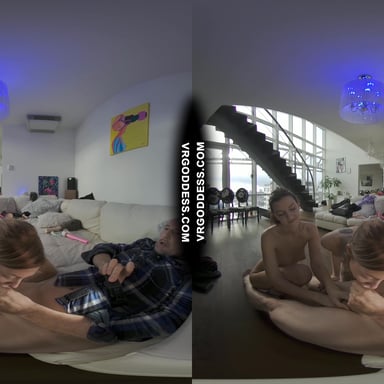 Rebeka Ruby And Bleika Give Lucky Cameraman Double Blowjob Between The Scenes Loves Cumplay MouthCum VRgoddess vr porn video