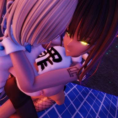 Blue Archive - Asuna & Karin Sharing Is Caring (A XXX Parody) vr porn video
