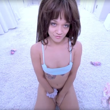 Super Cute Brunette Strips For You in The White Studio Bella Nova NewPornStarlets vr porn video