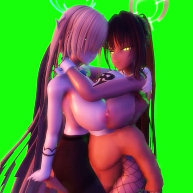 Blue Archive – Asuna &amp; Karin Sharing Is Caring - PassThrough