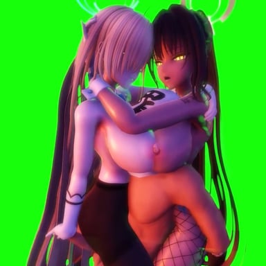 Blue Archive – Asuna &amp; Karin Sharing Is Caring - PassThrough