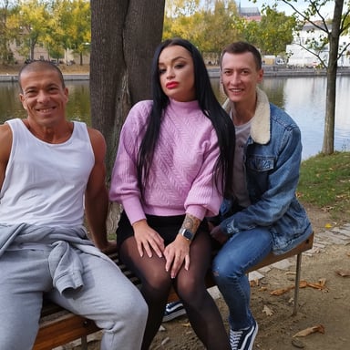 VR BEHIND THE SCENES PART TWO - DOUBLE MEAT SANDWICH (DVP) Makes THICK MILF SQUIRT BUCKETS of JOY JUICE