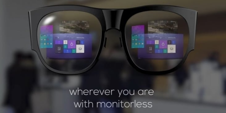 Samsung Pitches Futuristic "Monitorless" Mixed Reality Project