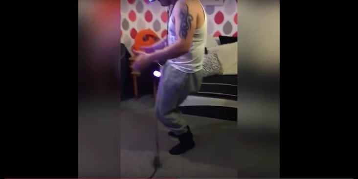 Husband Caught Watching VR Porn! Hilarious Reaction Must See