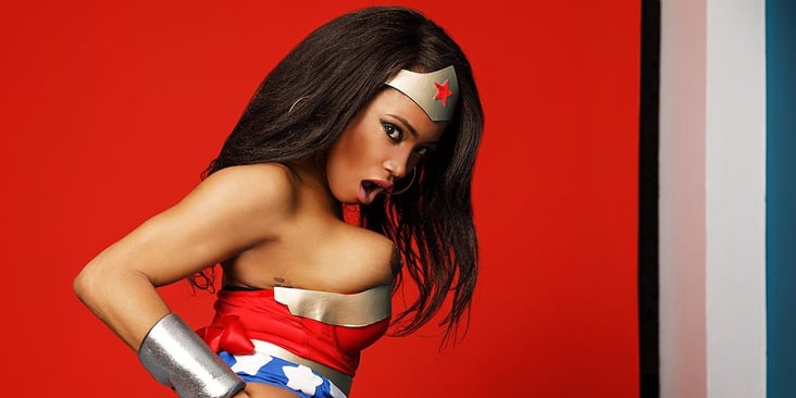What If Wonder Woman Was Black? VR Cosplay