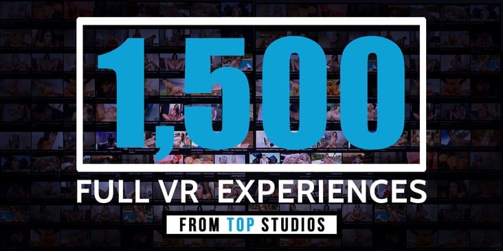 VRPorn Premium Hits 1,500 Full VR Experiences from Top Studios
