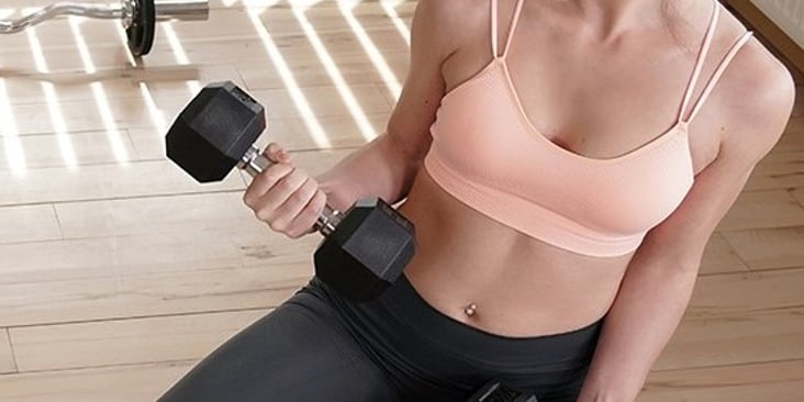 Gym Foursome: Three Guys And A Babe