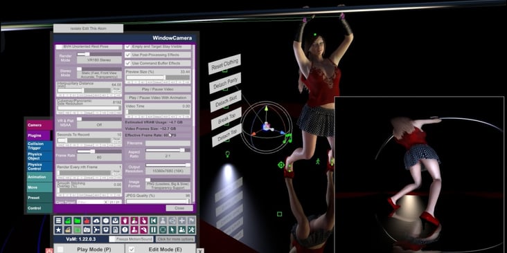 Polygon Amorous – Using Virt-A-Mate to make 8K videos for Quest 2