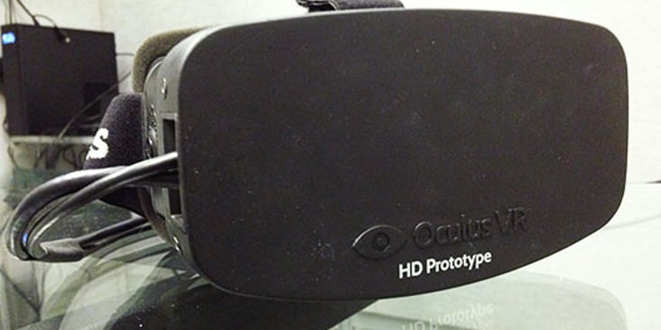 Oculus Rift HD VR headset prototype at E3