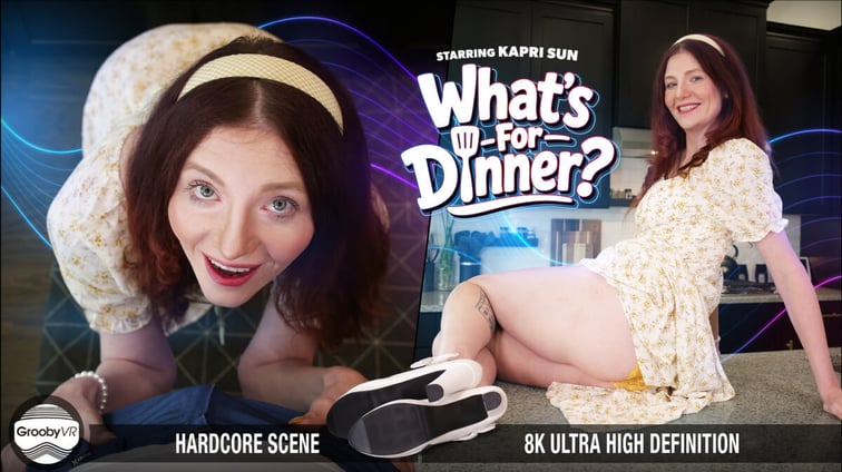 [Trans] What's For Dinner? Kapri 5un GroobyVR vr porn video