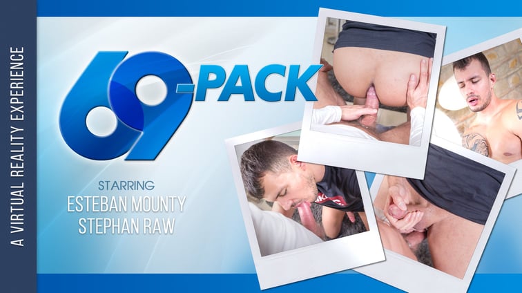 [Gay] 69-pack Esteban Mounty, Stephan Raw VRB Gay vr porn video