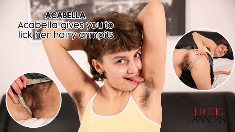 Acabella Gives You to Lick Her Hairy Armpits Acabella Erotic Sinners vr porn video