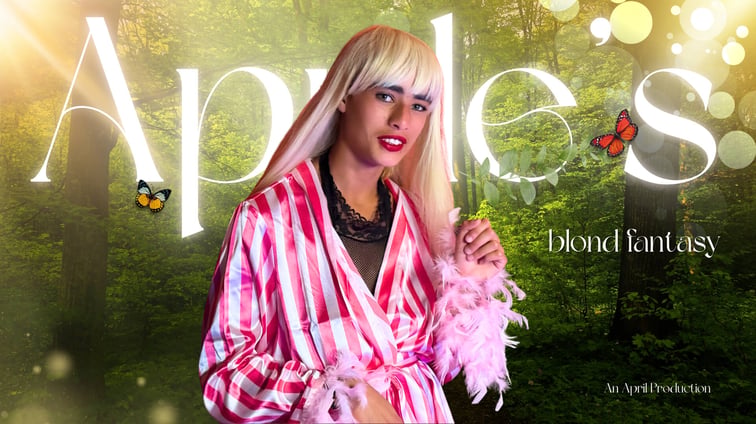 Apple's Blonde Fantasy Apple Rose April Movie Productions vr porn video