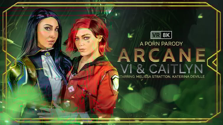 Arcane: Vi & Caitlyn (A Porn Parody) Katerina Deville, Melissa Stratton VR Conk vr porn video