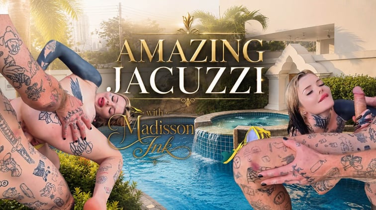 Busty Madisson Ink Gives Me Sloppy Jacuzzi Blowjob Maddison Ink VR Originals vr porn video