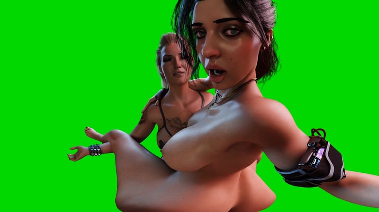 Claire Redfield Having FFM 3some DP With Meredith Stout and V at Motel, Cyberpunk 2077 (A XXX Parody) [Passthrough]  VReal_18K Premium vr porn video