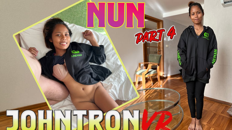 Cute Thai Delivery Girl NUN JohnTronVR vr porn video