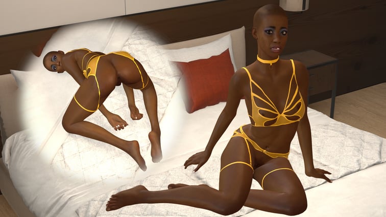 Dark Ebony Fantasy VirtualPassionVR 3D CGI Model VirtualPassionVR vr porn video
