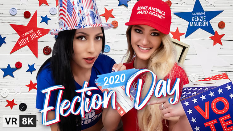 Election Day 2020 Judy Jolie, Kenzie Madison VR Bangers vr porn video