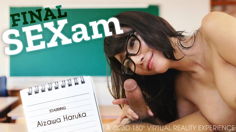 Final SEXam - Sexy Japanese Private Tutor XXX Aizawa Haruka VR Bangers vr porn video