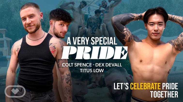 [Gay] A Very Special Pride Colt Spence, Dex Devall, Miles Fallon, Titus Low VirtualRealGay vr porn video