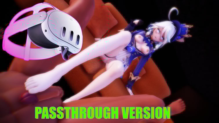 Genshin Impact - Furina Footjob [Passthrough] Furina Lewd FRAGGY vr porn video