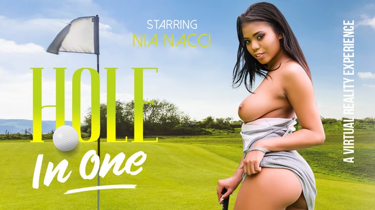 Hole In One Nia Nacci - Pretty Black Girl Nia Nacci VR Bangers vr porn video