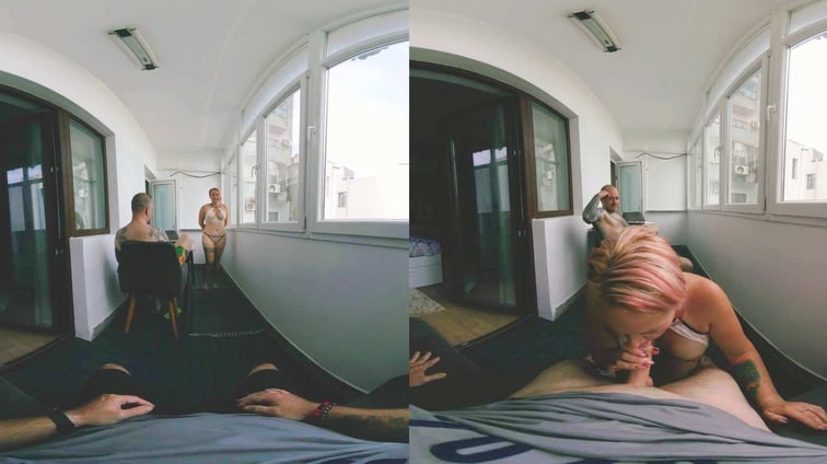 I Walked In, and Two Were Waiting Vexxy Bliss Vexxy Bliss vr porn video