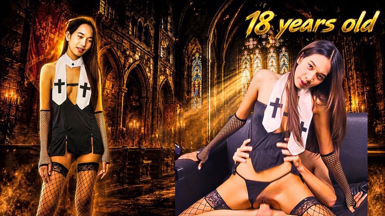 Innocent Little Nun Was Begging for This BWC Peng Lotus Lotus VR vr porn video