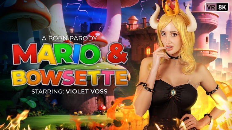 Mario & Bowsette (A Porn Parody) Violet Voss VR Conk vr porn video