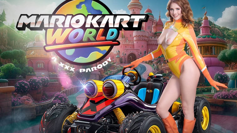 Mario Kart World a XXX Parody Lucy Foxx VRCosplayX vr porn video