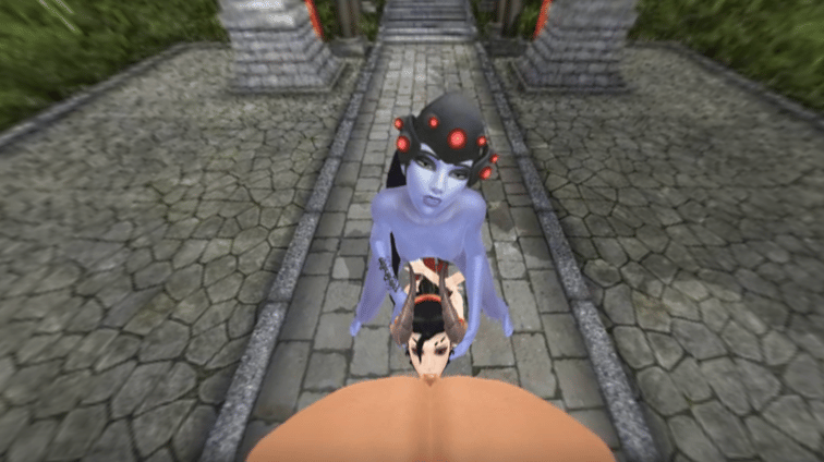 Overwatch - Forced Deepthroat (A XXX Parody)  Lewd FRAGGY vr porn video