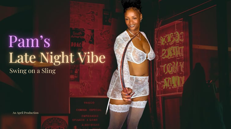 Pam's Kinky Sling Surprise Pam April Movie Productions vr porn video