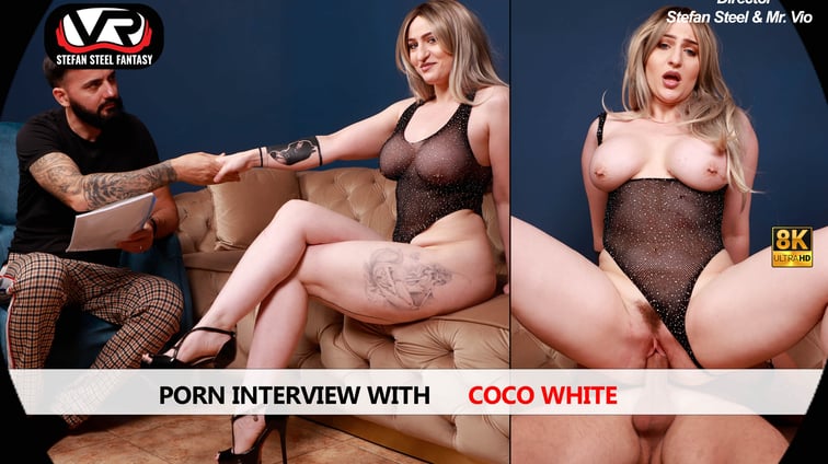 Porn Interview with Coco White Coco White Stefan Steel Fantasy vr porn video