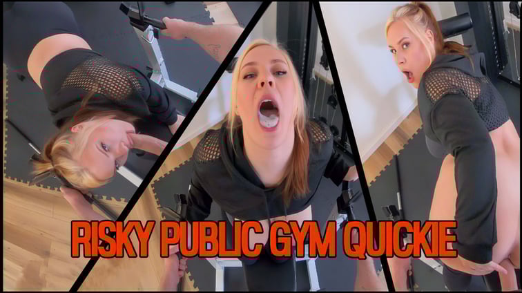 Risky Public Gym Quickie Anja Amelia AnjaAmelia  vr porn video