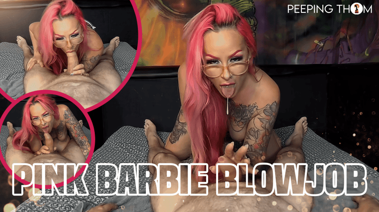 Sammie Thomas- Pink Barbie Blowjob Sammie Thomas Peeping Thom vr porn video