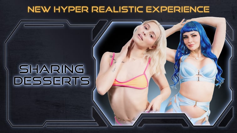 Sharing Desserts [Passthrough] Christy White, Jewelz Blu BRAINDANCE VR vr porn video