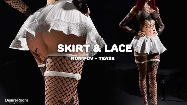 Skirt & Lace VR  Desire Room - Tease vr porn video