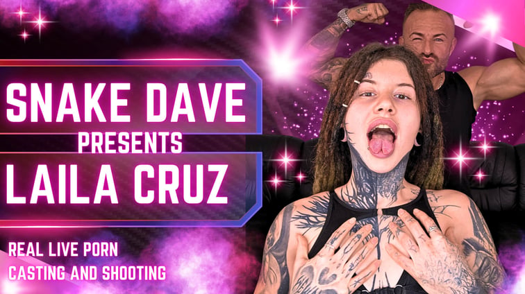 Snake Dave's Porno Casting with Laila Cruz Laila Cruz April Movie Productions vr porn video